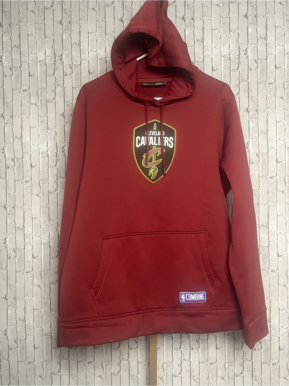 Under Armour NBA Combine Cleveland Cavaliers Performance Fleece Pullover Hoodie